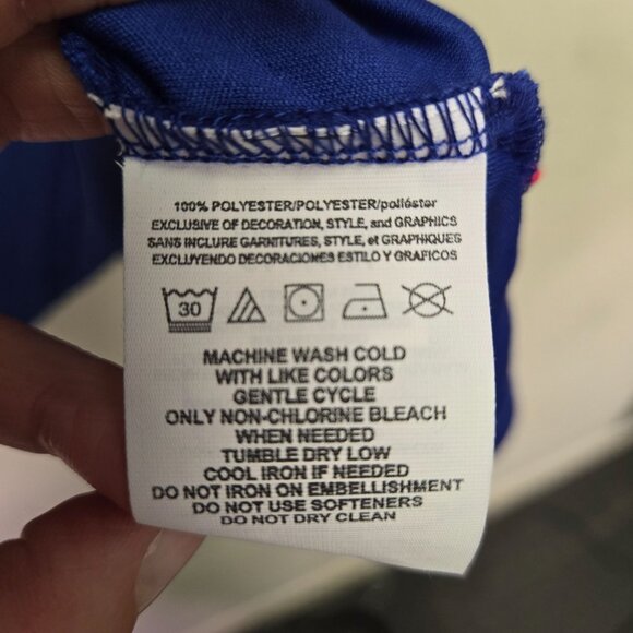 NWT Fanatics Texas Rangers Official Merchandise Polo Shirt 2XL Blue - Picture 6 of 9